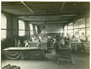 Finishing Room, Chenille Section, Carpet Factory, 1923